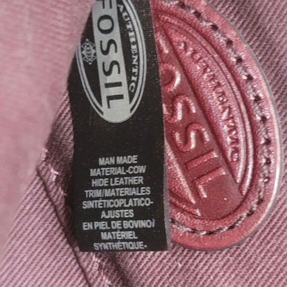 FOSSIL BLACK W WHITE POLKA DOT CROSSBODY PURSE W ADJUSTABLE STRAPS - Picture 11 of 13